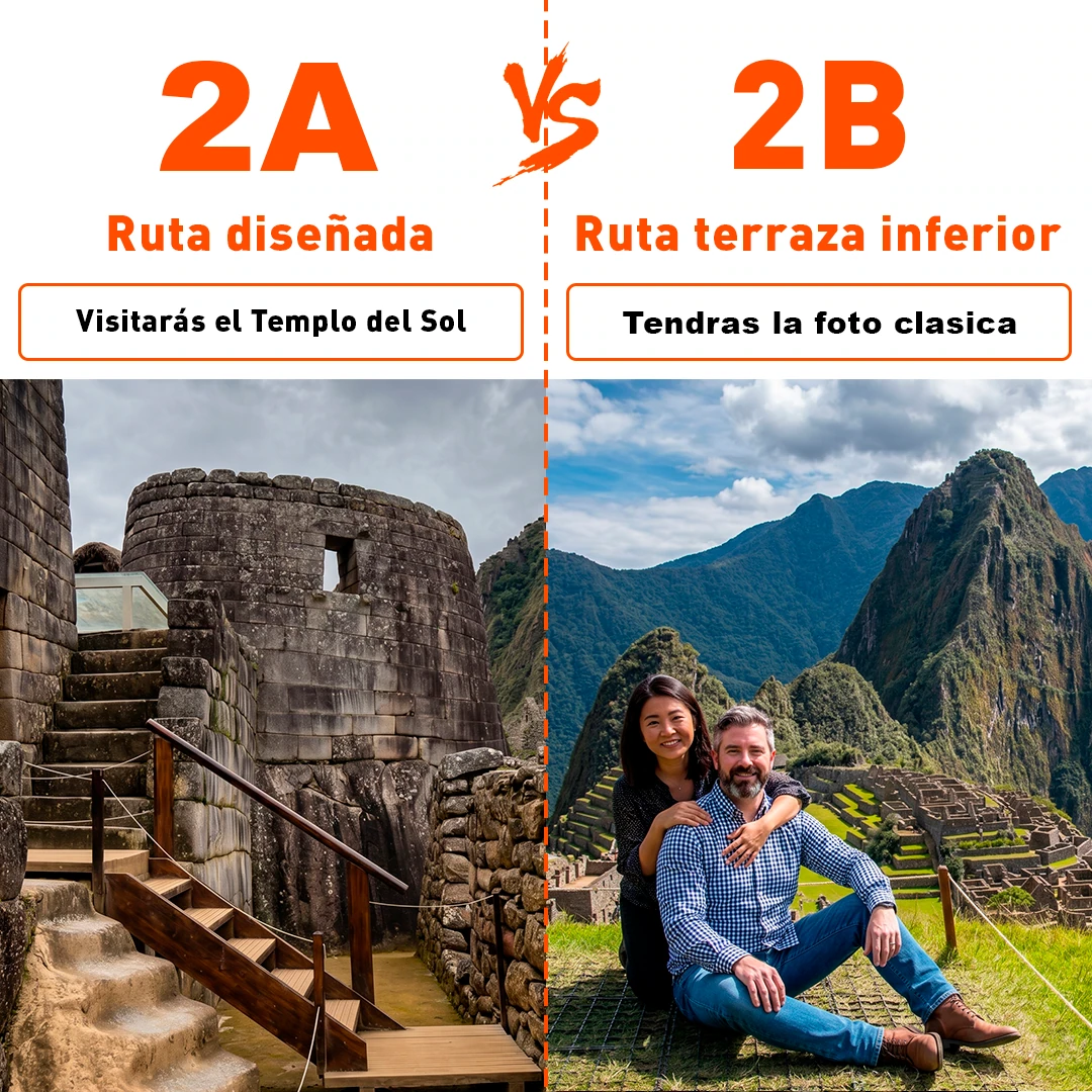 Circuito 2 Machu Picchu: ¿Ruta 2A o 2B? Guía Completa 2026